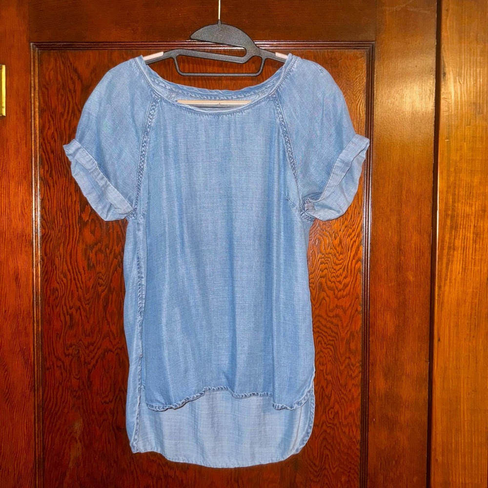 Cloth & Stone Blue Denim Women's Top
